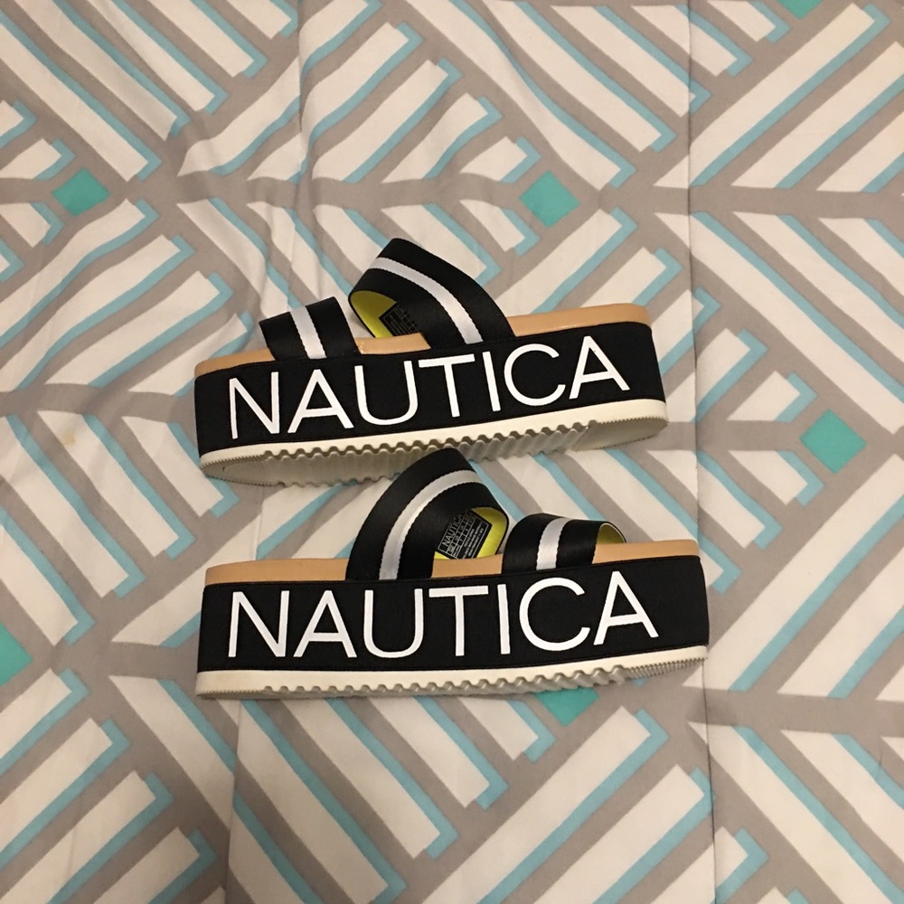 Nautica platform sandals